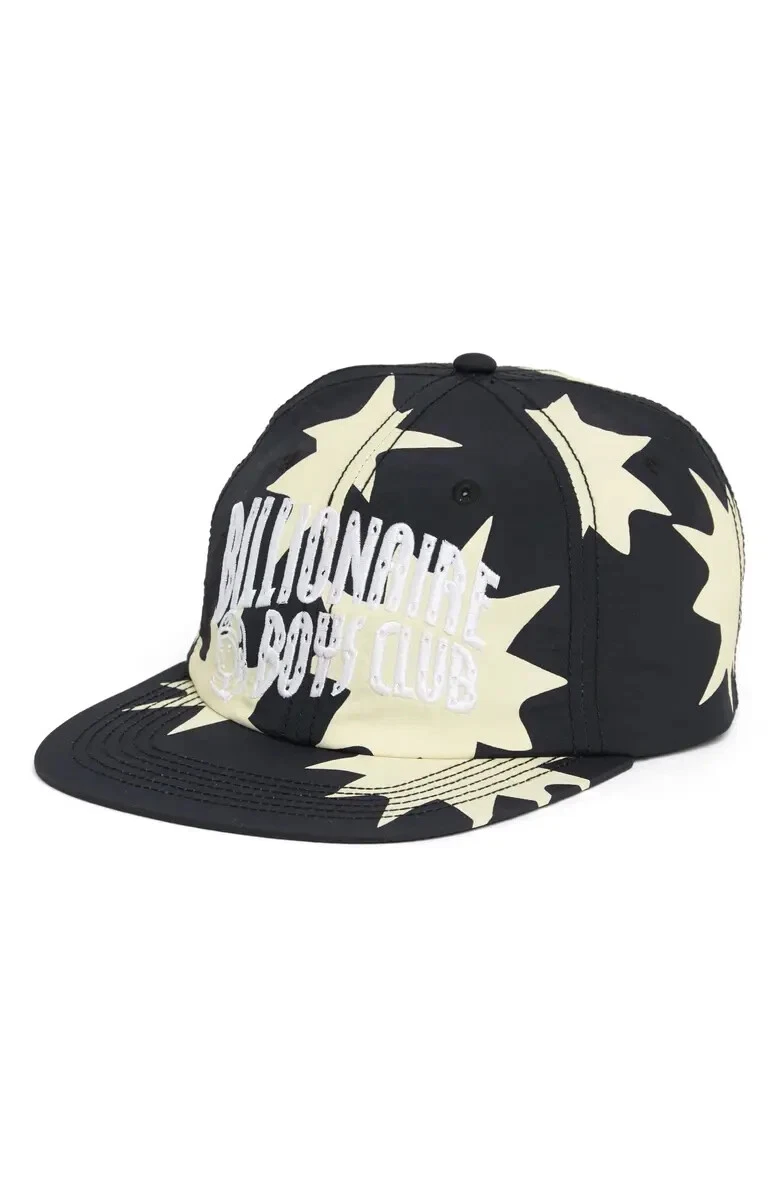 Billionaire Boys Club Supernova Star Black 821-4801 Adjustable Snapback Hat Cap