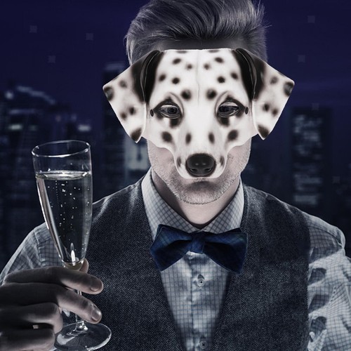 dalmatian head costume