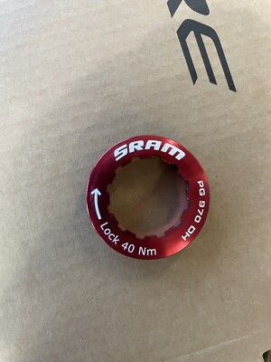 SRAM PG-970 DH Cassette Lockring Red