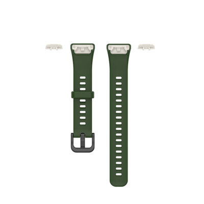 Für Honor Band 6 verstellbares Armband Ersatzarmband Verbindungsteil GRA