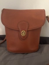 Vintage COACH 9936 Brown "Bradley Bucket" Leather Shoulder Bag No 1892-339
