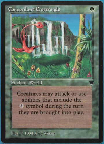 Concordant Crossroads Legends NM Green Rare MAGIC MTG CARD (ID# 446644) ABUGames - Picture 1 of 2