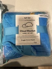 NWT Little Sleepies Around The World Large Cloud Blanket Bamboo