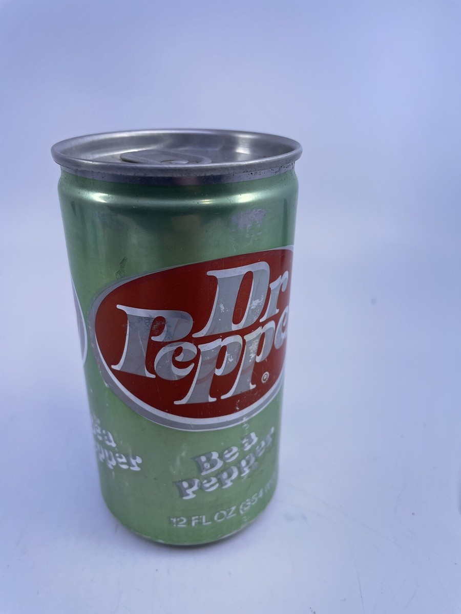 1977年16週製造物 Dr Pepper 250mlディスプレイ缶 未開封 1977年16週