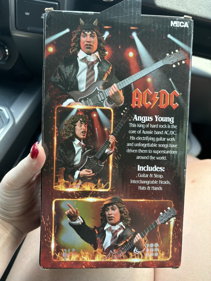 NECA AC/DC ANGUS YOUNG Highway to Hell 8" Action Figure Rock Band 2022