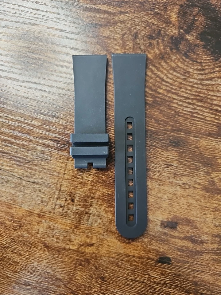 Authentic Blancpain STD OEM Fifty Fathoms Black Rubber Strap 23 x 20 Standard  - Image 2 of 4