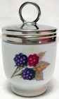 Royal Worcester EVESHAM GOLD Egg Coddler PEACHES & RASPBERRIES — photo 1