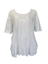 Marina Rinaldi Women's Powder Volo Viscose Pullover T Shirt NWT