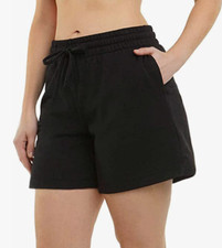 Danskin Women's Soft Solid Active Short Black Size L 2241