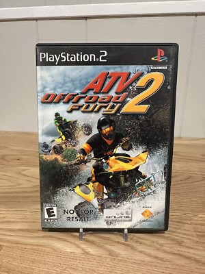 ATV Offroad Fury 2 (Sony PlayStation 2, 2002) Complete W/ Manual Not For Resale