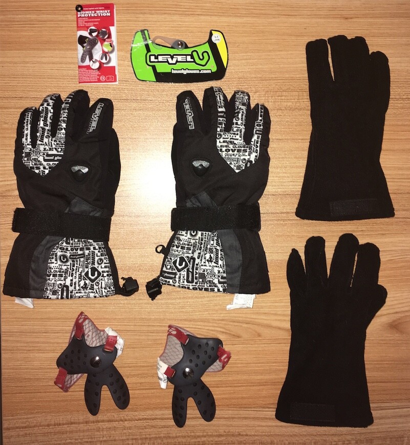 Guanti Snowboard GLOVES LEVEL BIOMEX WRIST PROTECTION | eBay.de