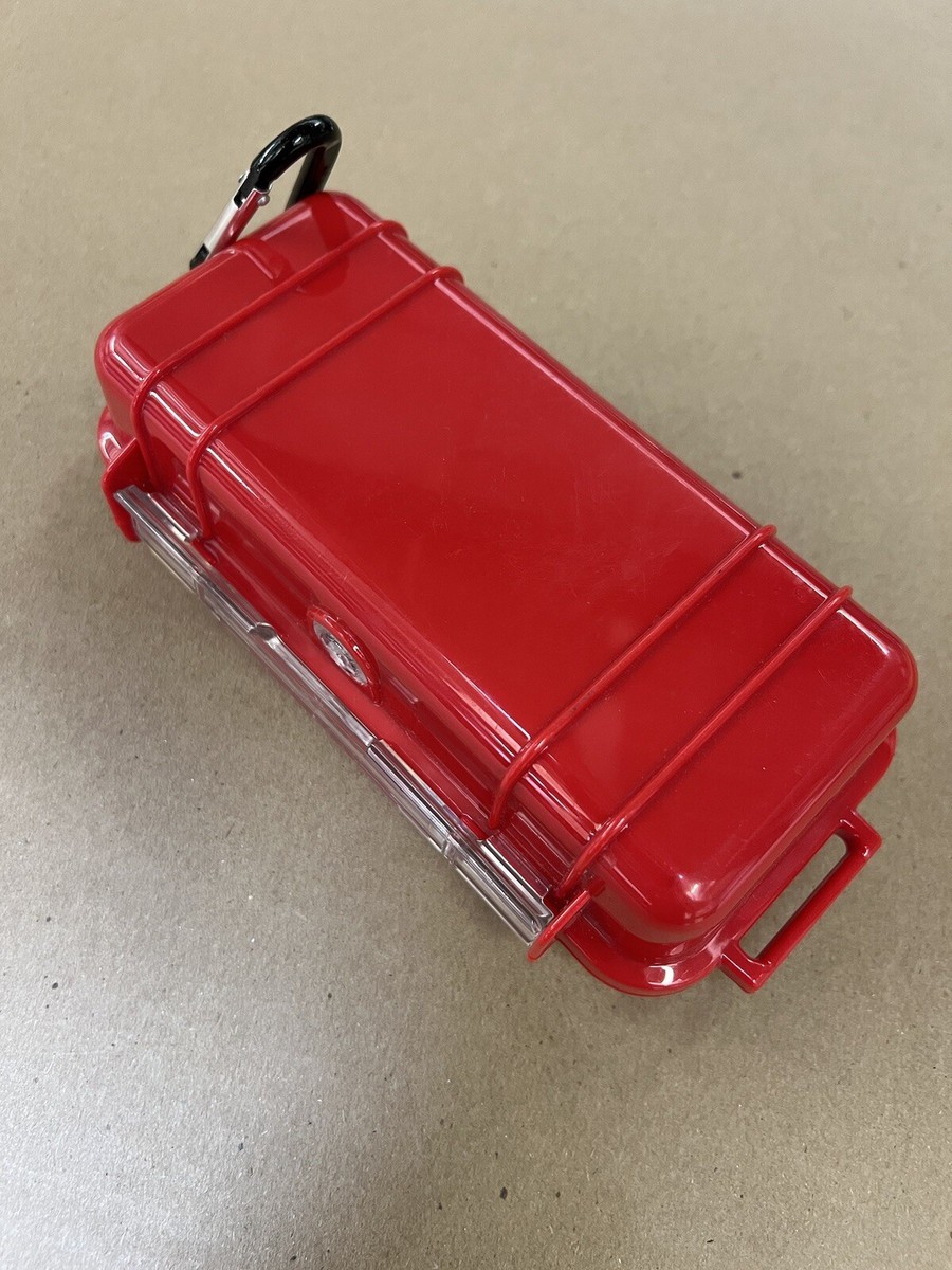 Pre Owned SS14 Supreme Pelican 1030 Micro Case Box Red 2014 Used