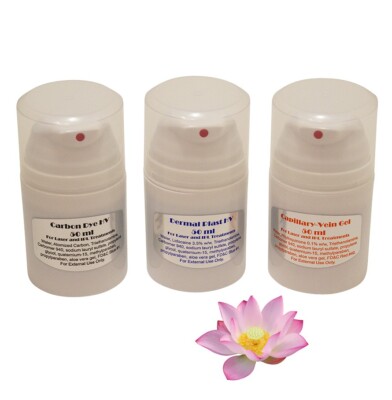 Treatment Gel 3 Pack for Hair Veins Wrinkle Scar Stretchmark Pigment IPL Lasers.