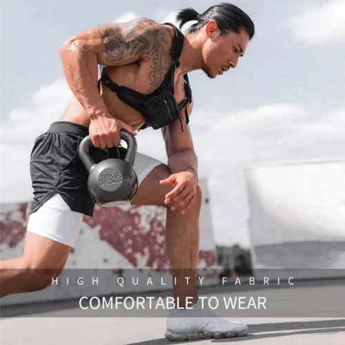 Men's Sports Training Running Bodybuilding Workout Fitness Shorts Gym Pants Run - Picture 8 of 23