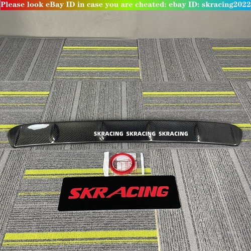 For Toyota Supra GR A90 2020-2023 Real Carbon Fiber Rear Trunk Spoiler Roof Wing - Picture 9 of 15