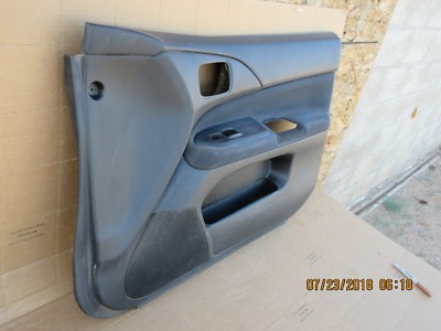 2004 Mitsubishi Lancer Front Right Passenger Side Door Panel Black
