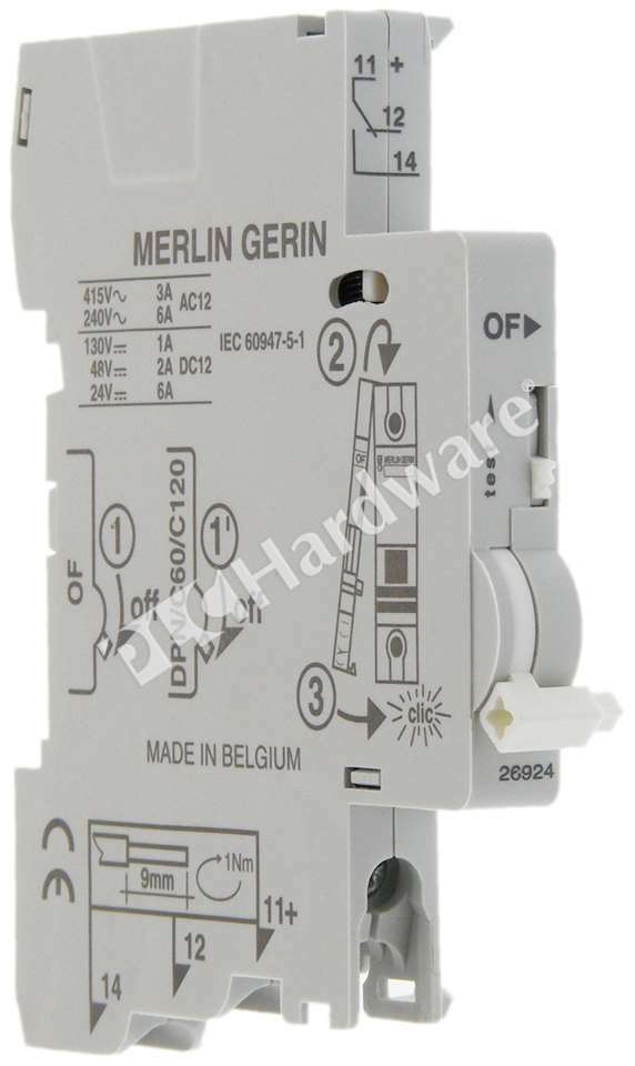 臨ページ New Merlin Gerin 26924 Schneider Electric Auxiliary Contact 1 OC