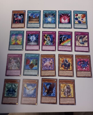 Kristallungeheuer Deck/yo-gi-oh Karten/speed Duell/ erste Auflage