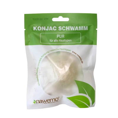 NAWEMO Konjac Schwamm Pur