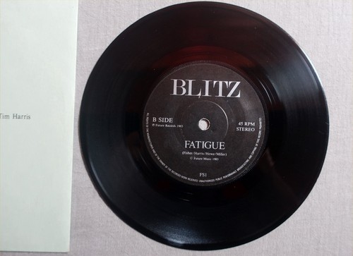 BLITZ New Age FUTURE RECORDS 7-inch FS 1! - Picture 11 of 20
