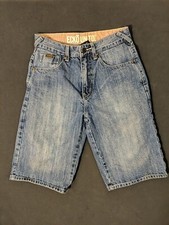Ecko Unlimited Boys Size 12 Denim Jean Shorts Baggy Skater Y2K