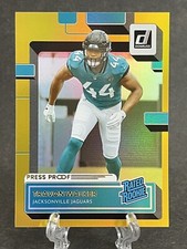 2022 Travon Walker Panini Donruss Gold Holo Press Proof Rated Rookie #325