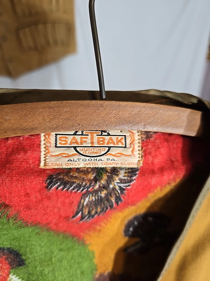 Vintage Men’s SafTbak Hunting Vest Game Bag Upland Gamebird Duck Hunting Size S - Image 4 of 4