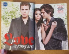 TV Guide Magazine Cote de Pablo NCSI Vampire Diaries Nina Dobrev PAUL WESLEY IAN