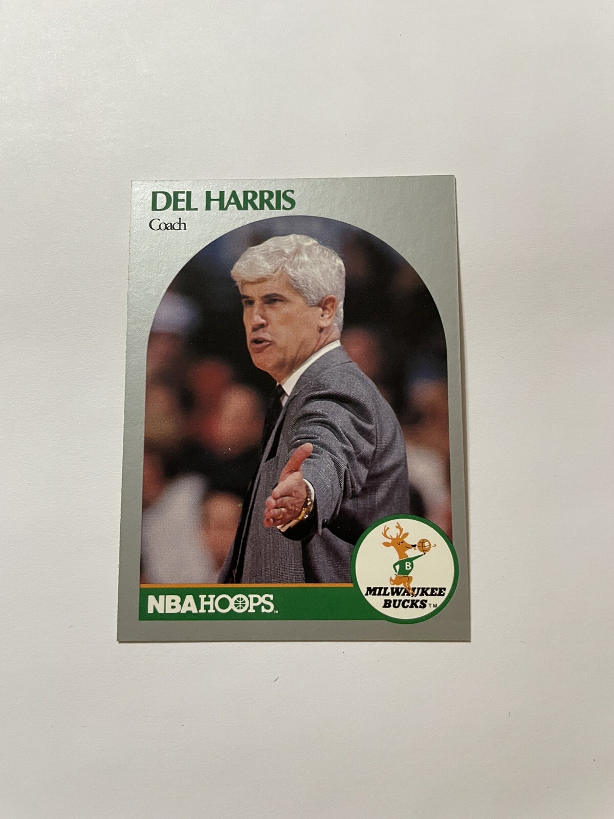 Del Harris 1990 NBA Hoops Basketball Card #319 Del Harris Coach Milwaukee Bucks | eBay