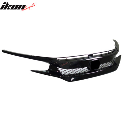Fit 16-21 Honda Civic 10th Gen FK8 Type R T-R Style Front Grille