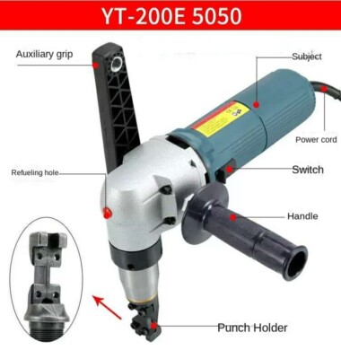 5050 Electric Punching ShearsElectric ScissorsMetal Cutter4mm Steel Plate-