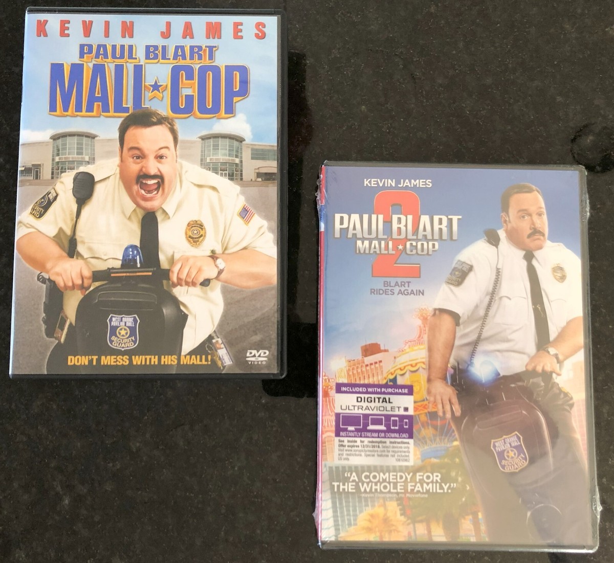 KEVIN JAMES VOL 1: 2 DVD MOVIES (PAUL BLART - MALL COP #1 & #2