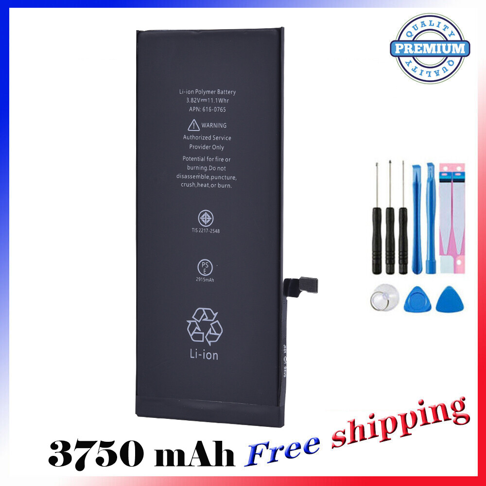 REPLACEMENT BATTERY FITS FOR iPHONE 6P 6PLUS 3750mAh CAPACITY