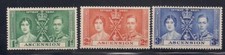 Ascension    1937    Sc # 37-39    Coronation    MNH    OG