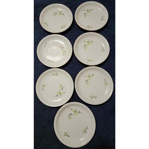 Vintage 7 Lot KAHLA GERMANY 6” Gold Trimmed Plates Floral Patterned Dinnerware - Picture 2 of 5