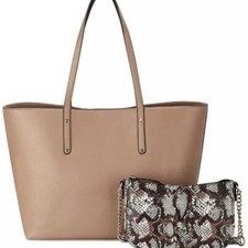 INC International Concepts Tan and Brown Classic Tote