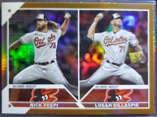 2023 Topps Update- Nick Vespi and Logan Gillaspie Rookie Combos #US322 Gold Foil