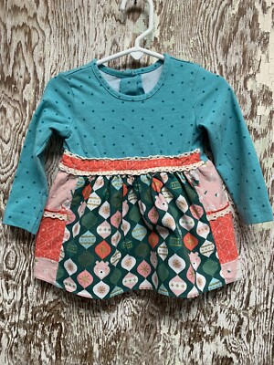white christmas dresses Ricrac & Ruffles dress 3T – Petite Encore main image 0