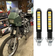 Motorcycle LED Turn Signal Flowing Blinker Lights indicator For Kawasaki KLR650