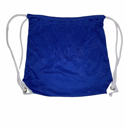NBA Logo Drawstring Dark Blue Bag Basketball Backpack Mesh Bag Tote Embroidered - Picture 5 of 12