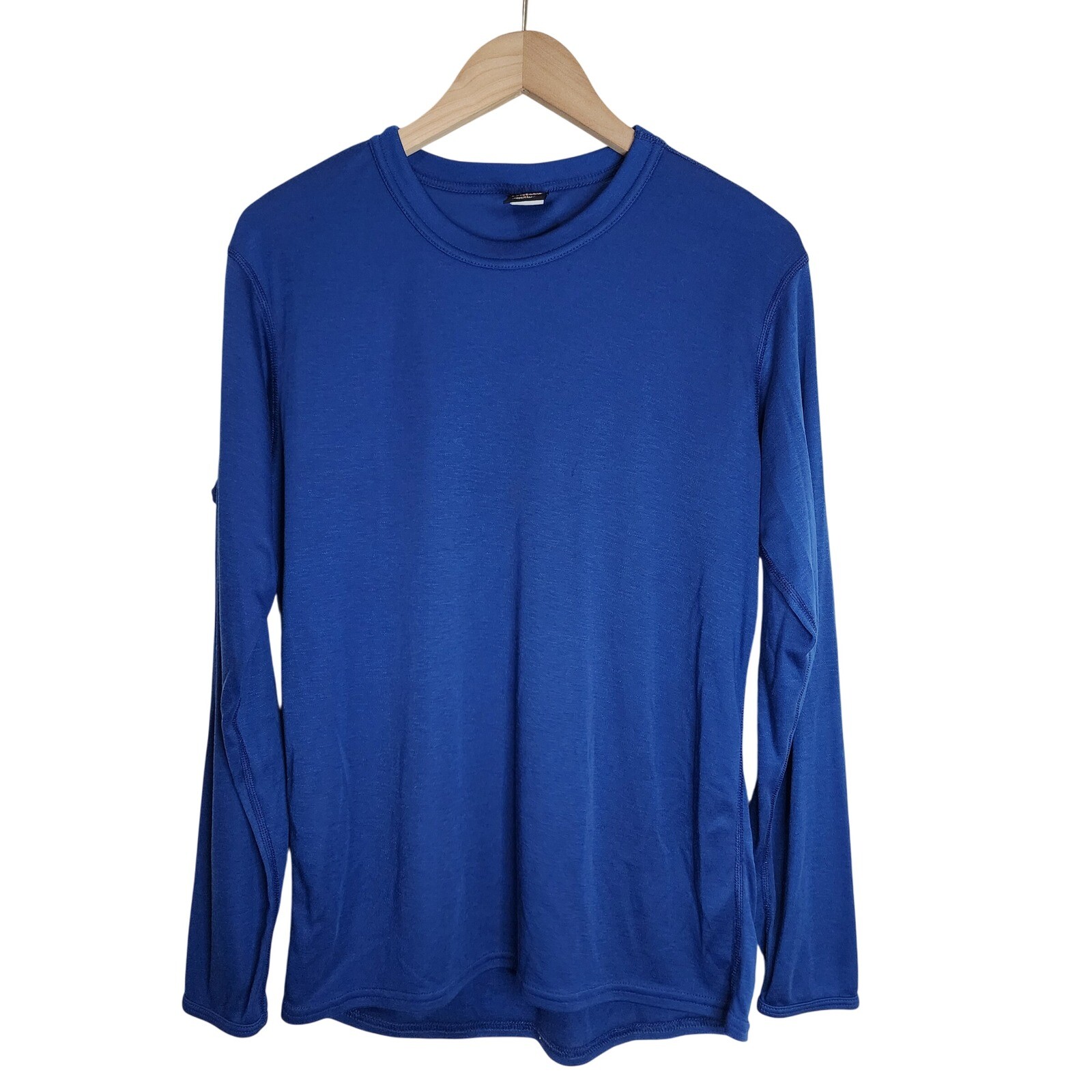 Patagonia Capilene Shirt Women's Medium Active Long Sleeve Blue