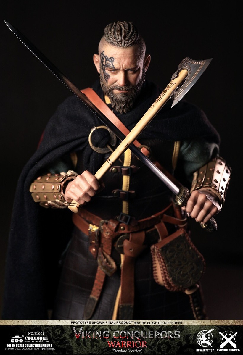【ほぼ新品】EL0021/6 VIKING CONQUERORS バイキング COOMODEL EL001 1/6 LEGNGDS OF EMPIRES VIKING CONQUERORS