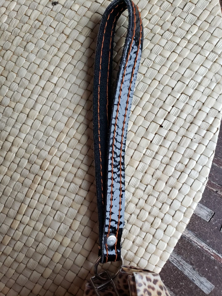 Новый Nahui Ollin сплетенный "Candy Wrapper" кошелек с ремешком застежки 71⁄2 x 5 дюймов - Изображение 2 из 4