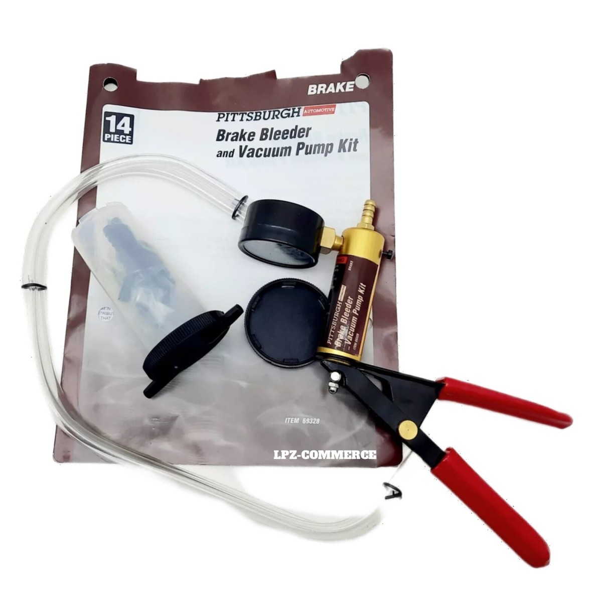 Brake Bleeder Kit Manual Upgraded 3L Brake Bleeder Kit, One-Person Operation With 3L Pressure Brake Fluid - View #10