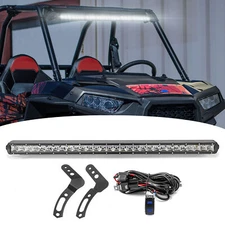 WEISEN Roof 31" LED Light Bar Mounts Wire For Polaris RZR XP 1000 S 900 S 800