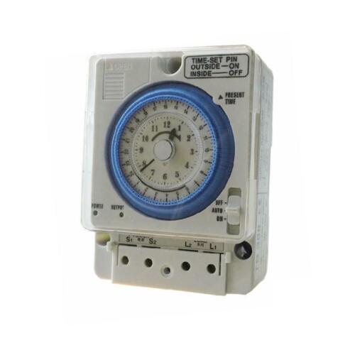 TB388 Mechanical Timer Switch 100-240V 24H 96 Settings Programmable Controller - Zdjęcie 1 z 6