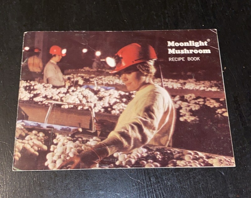 Vintage 1970s Moonlight Mushroom Recipe Booklet Book Cookbook Advertising