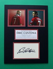 ERIC CANTONA AUTOGRAPH masterly display King ...