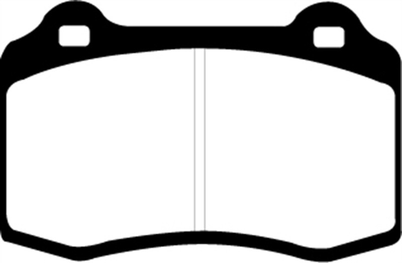 EBC for 96-00 Lotus Esprit Turbo 2.0 Turbo GT3 Yellowstuff Rear Brake Pads - ebc