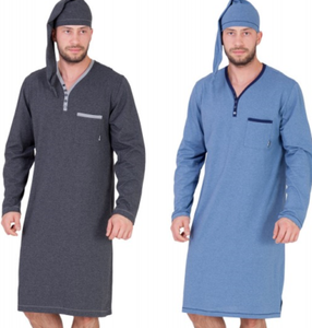 night dress for mens cotton